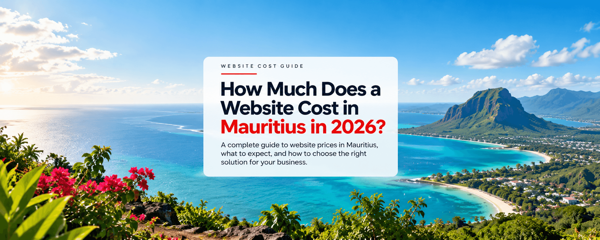 How Much Does a Website Cost in Mauritius in 2026